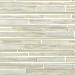 MSI Snowcap Blend Interlocking Mosaic SMOT-SGLSIL-SNOCAP4MM